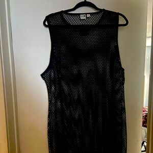 Adidas mesh cover up dress